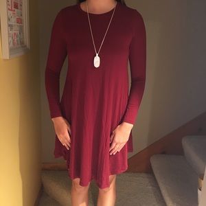 Maroon dress